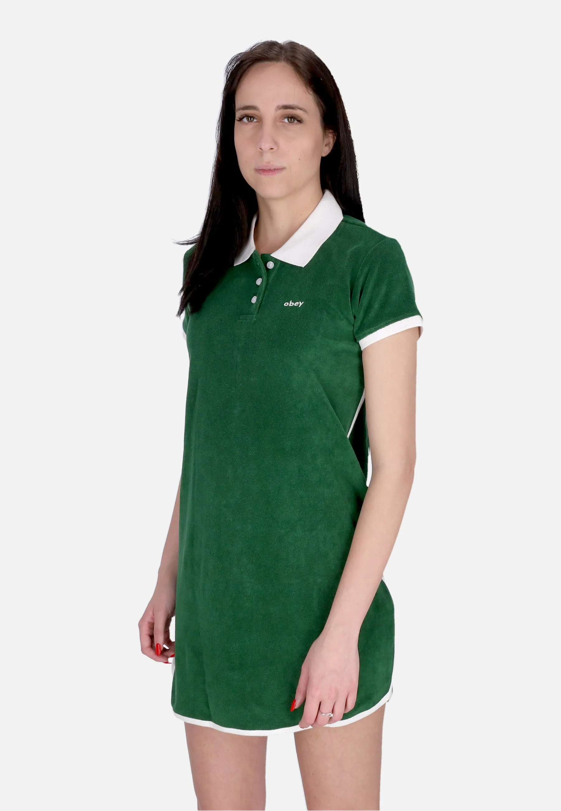 Abundant Green Clare Polo Dress for Women