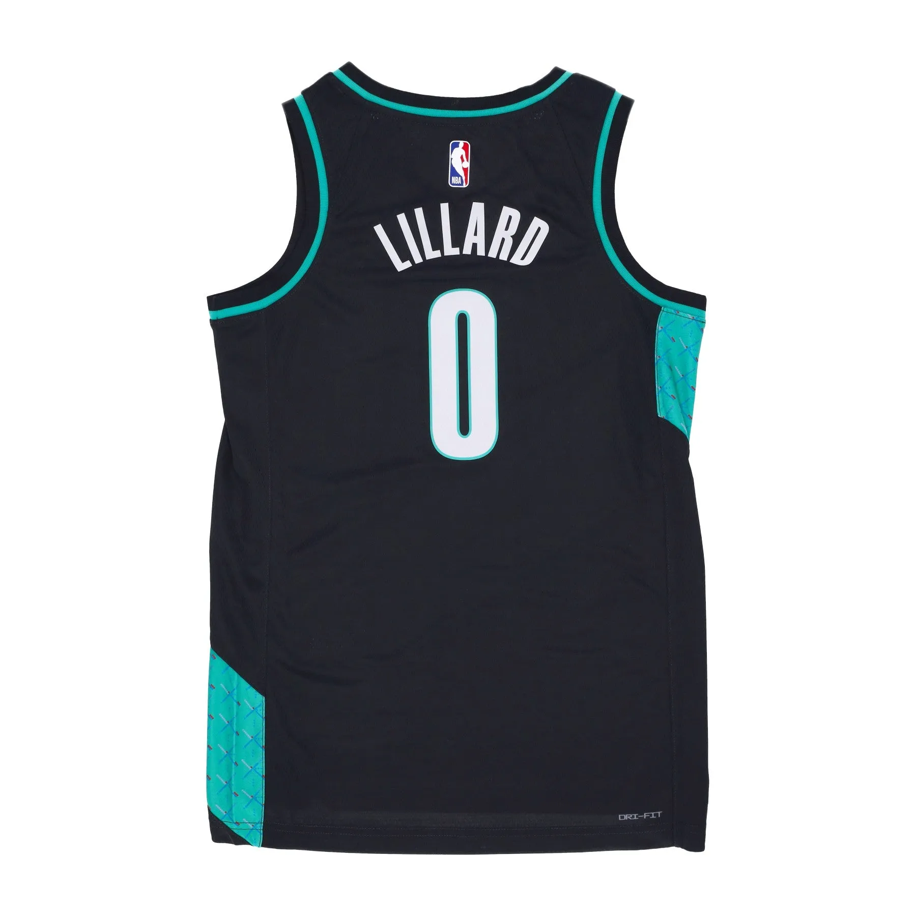 Basketball Men's Nba City Edition 22 Dri-fit Swingman Jersey No 0 Damian Lillard Portland Black/new Green