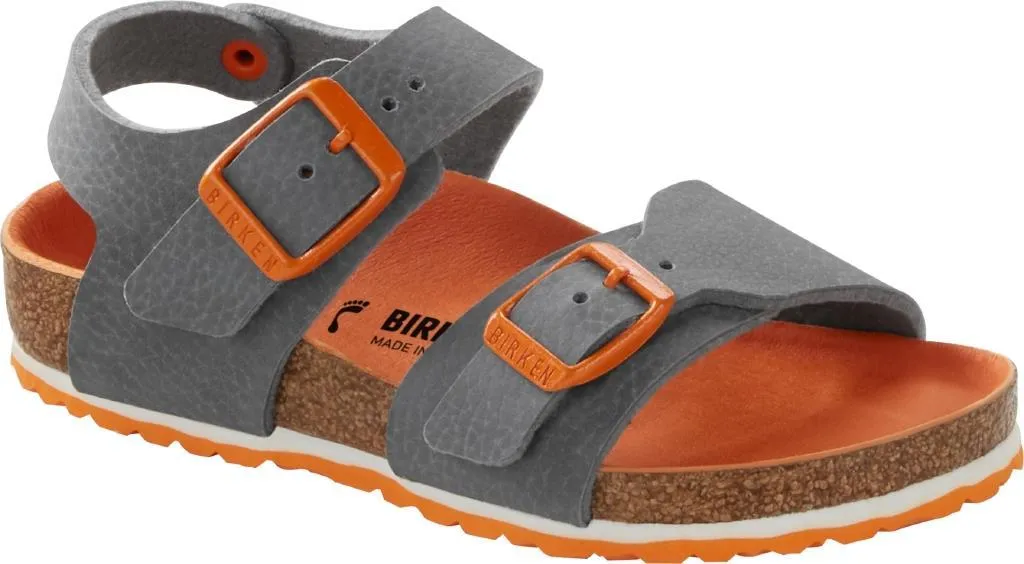 Birkenstock 1015752 New York desert soil vibrant gray, Birko Flor 