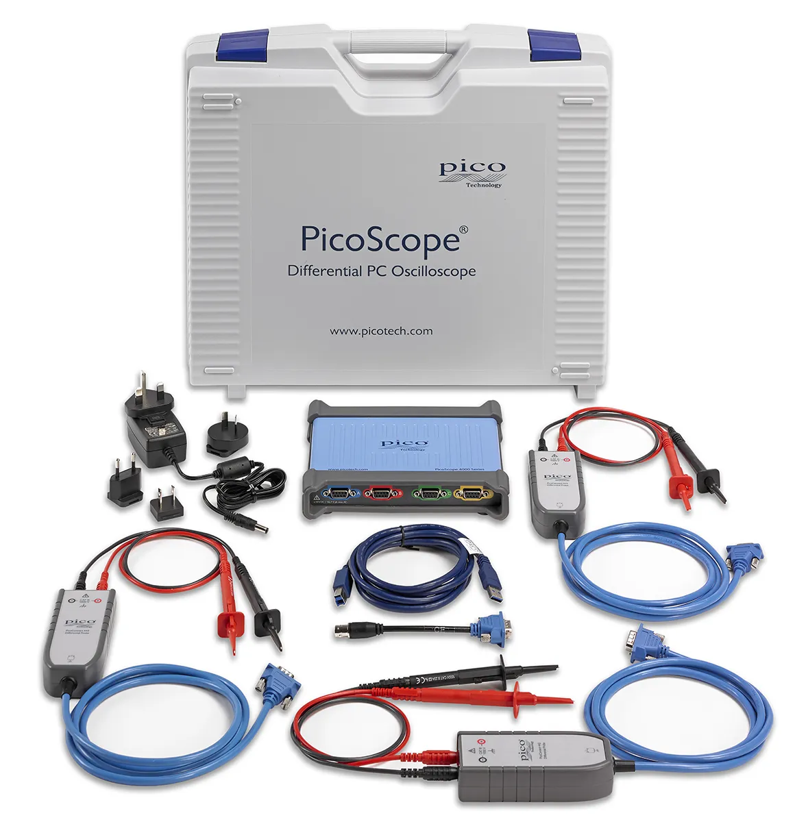 Kit per oscilloscopio Pico Technology, modello PQ074, per PicoScope 4444