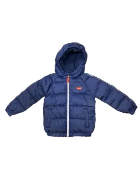 Levi's Kids Junior Color Block Puffer Hood Jacket BCF Naval Academy 8EF848 9EF848