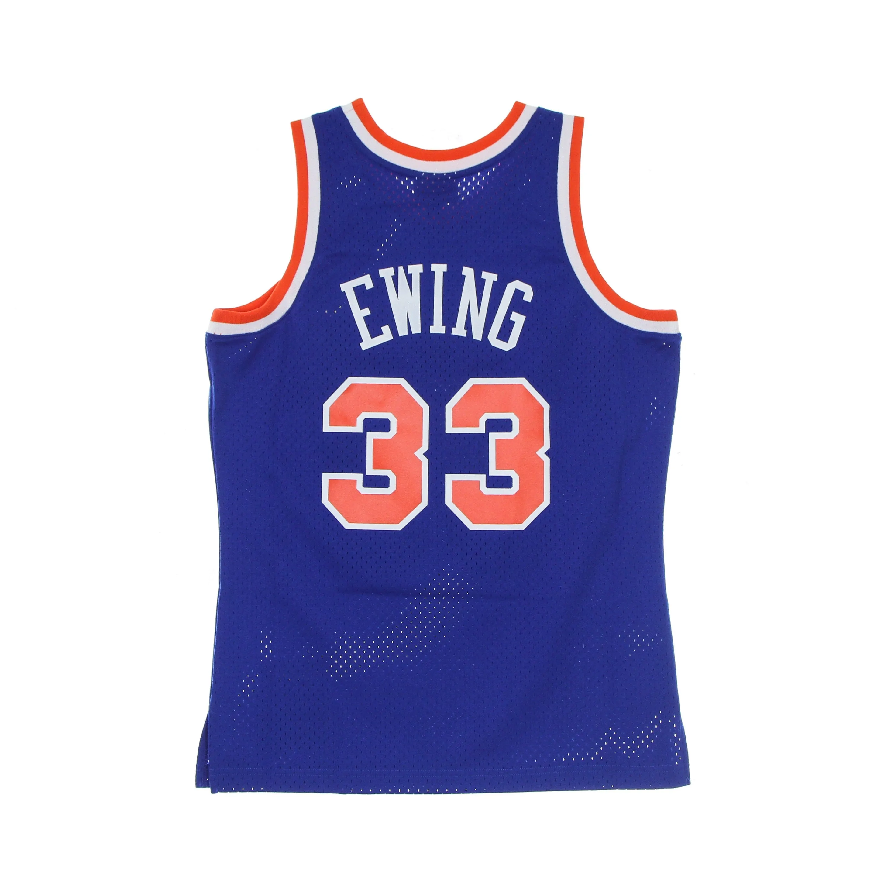 Men's NBA Swingman Jersey Hardwood Classics No 33 Patrick Ewing Neykni Road Royal