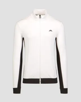 Men's White J.Lindeberg Callum Zip Jacket AMJS10163