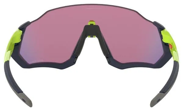 Oakley Flight Jacket Navy Blue / Yellow / Prizm Road