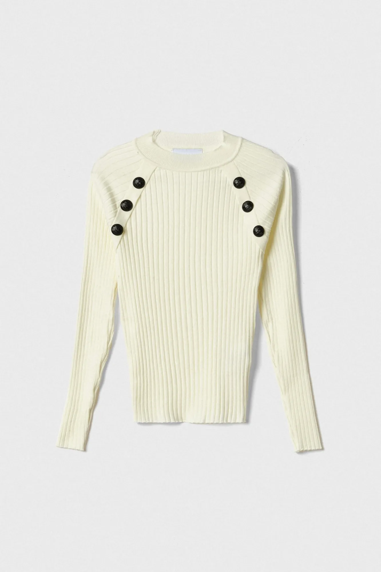 Pullover Manica Lunga Off White - Gaëlle Paris