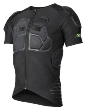 Short Sleeve Black Protective Jacket