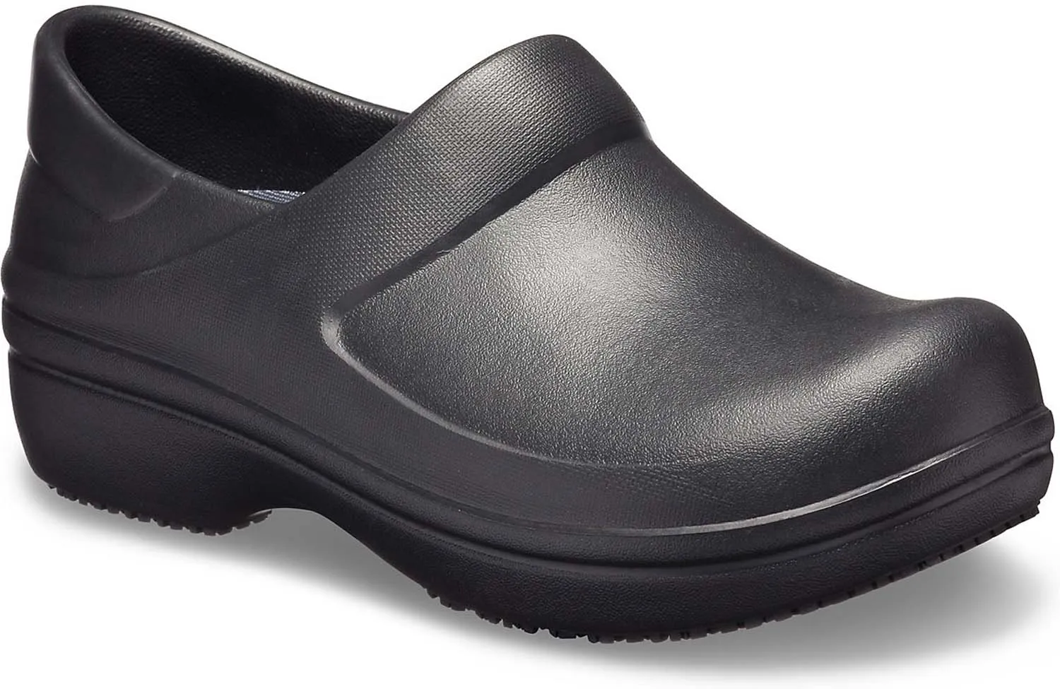 Women's Black Soft Toe Slip Resistant Work Clog